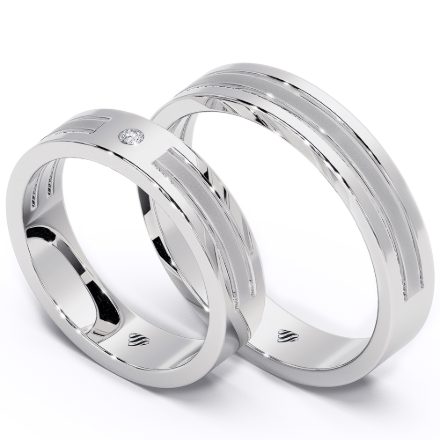 Wedding Rings VX53, White 1