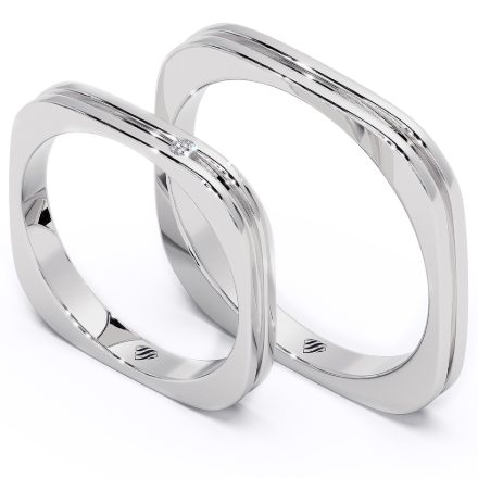 Wedding Rings VX69, White 1
