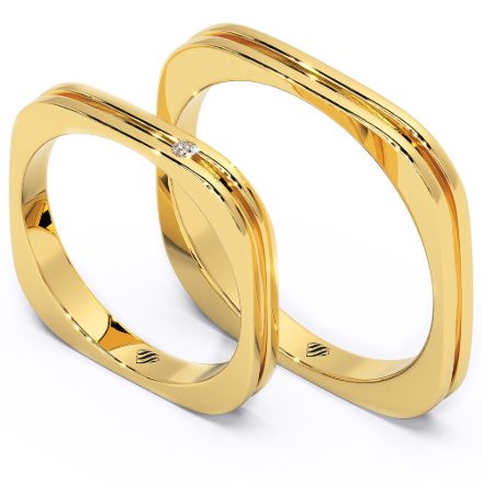 Wedding Rings VX69, Yellow 1
