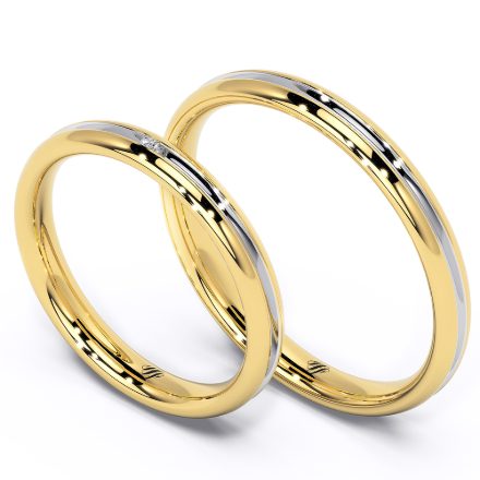 Wedding Rings VA11, Yellow 1