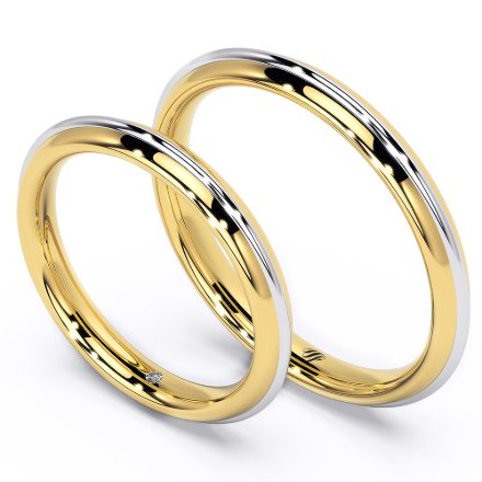 Wedding Rings VA19, Yellow 1