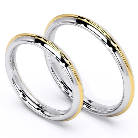Wedding Rings VA19, White 1