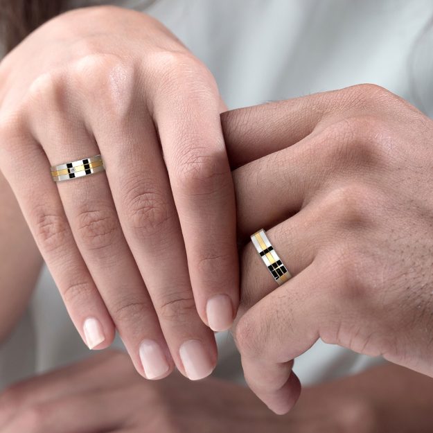Wedding Rings VA42, 14K Yellow 2