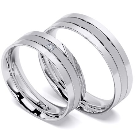 Wedding Rings VA58, White 1