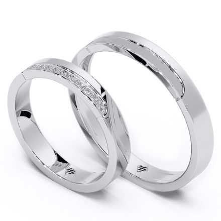 Wedding Rings V200, White 1