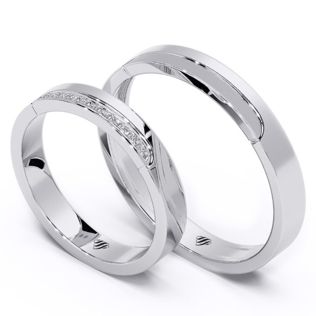 Wedding Rings V200, 14K Yellow 1