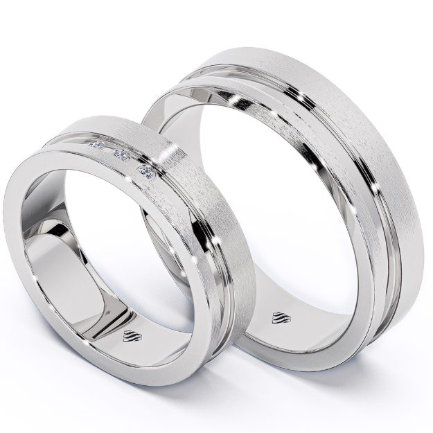 Set verighete VA60, 14K Galben 1