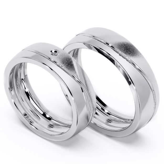 Wedding Rings VA63, 14K Yellow 1