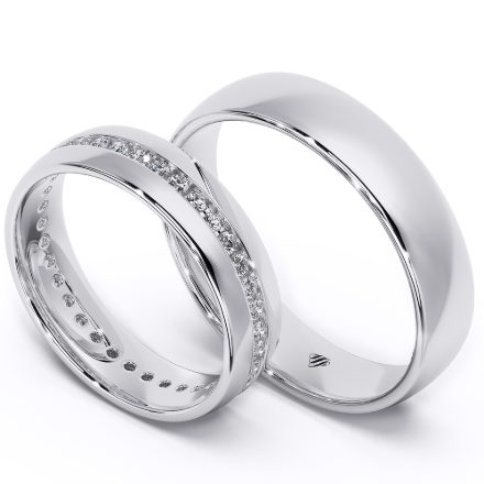 Wedding Rings VA68, White 1
