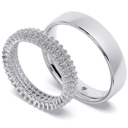Wedding Rings VA72, White 1