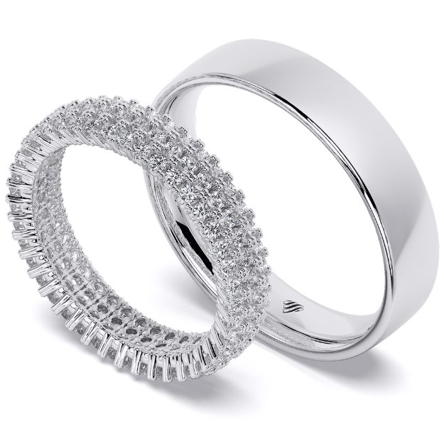 Wedding Rings VA72, 14K Yellow 1