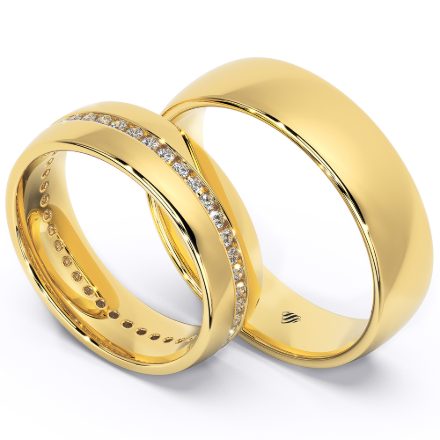 Wedding Rings VA73, Yellow 1