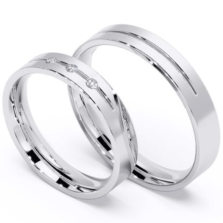 Wedding Rings VA77, White 1