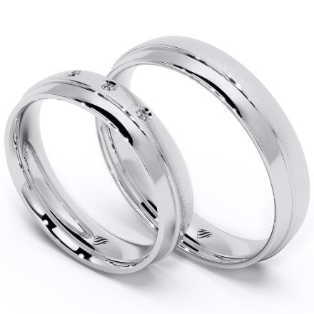 Wedding Rings VA28, White 1