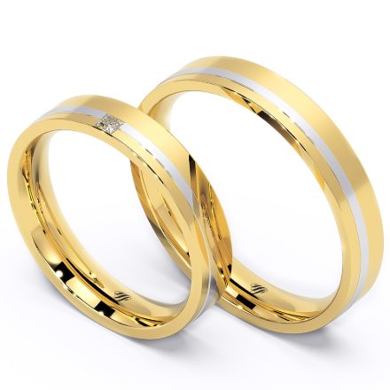 Wedding Rings VA79, Yellow 1