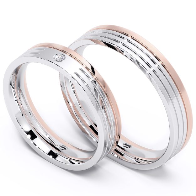 Wedding Rings VA80, 14K Yellow 1