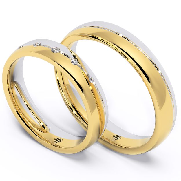 Set verighete VA83, 14K Galben 1