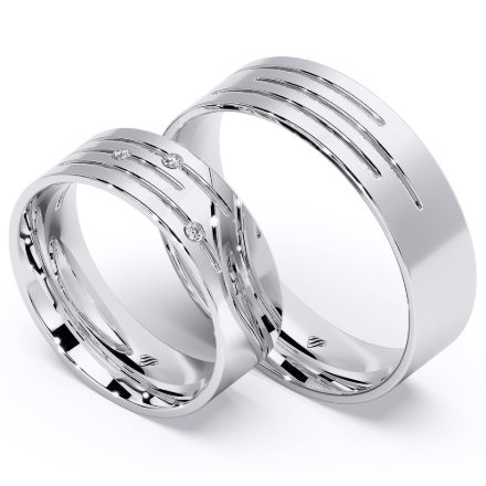 Wedding Rings VA86, White 1