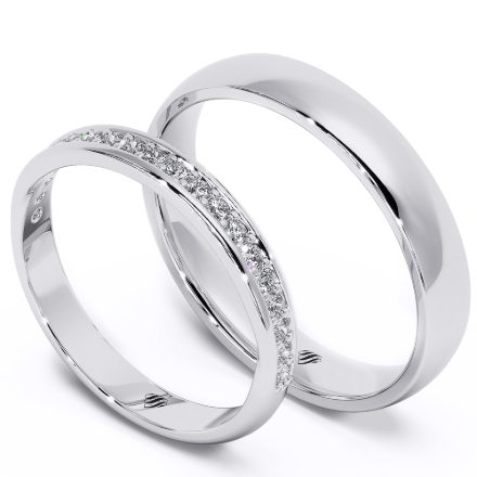 Wedding Rings VA91, White 1