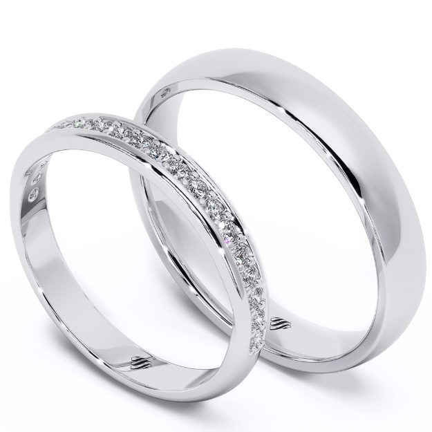 Wedding Rings VA91, 14K Yellow 1