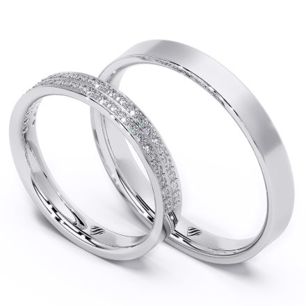 Wedding Rings VA95, White 1