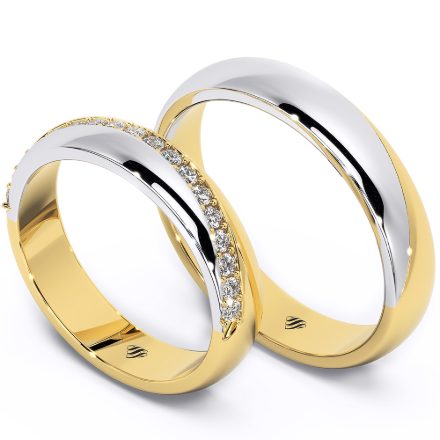 Wedding Rings VA97, White 1