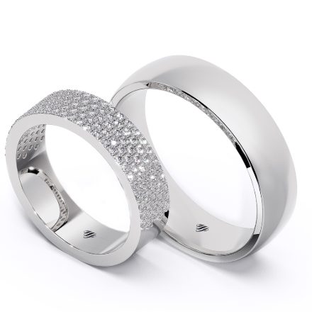 Wedding Rings VA98, White 1