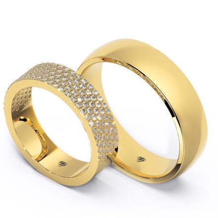 Wedding Rings VA98, Yellow 1