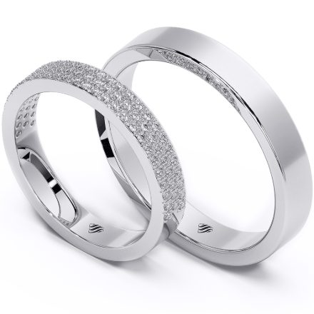 Wedding Rings VA98B, White 1