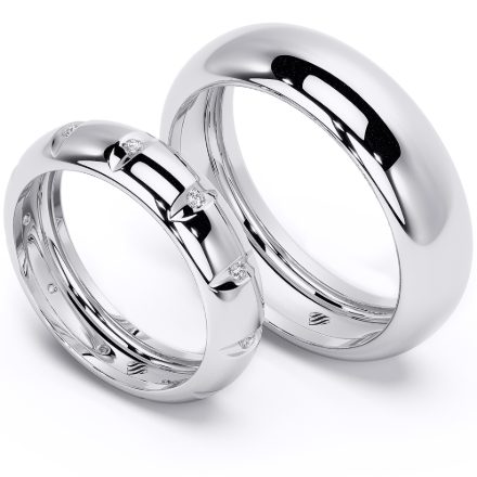 Wedding Rings VA107, White 1