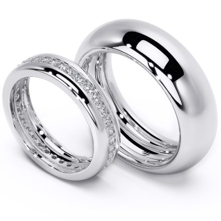 Wedding Rings VA109, White 1