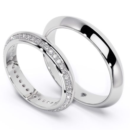 Wedding Rings VA113, White 1