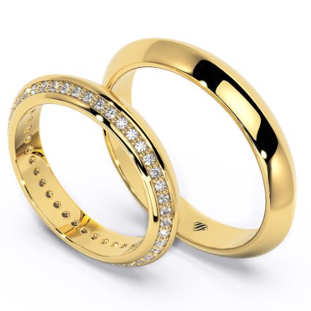 Wedding Rings VA113, Yellow 1