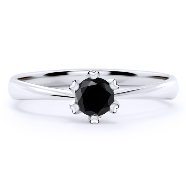Inel AA146, 14K Alb 2