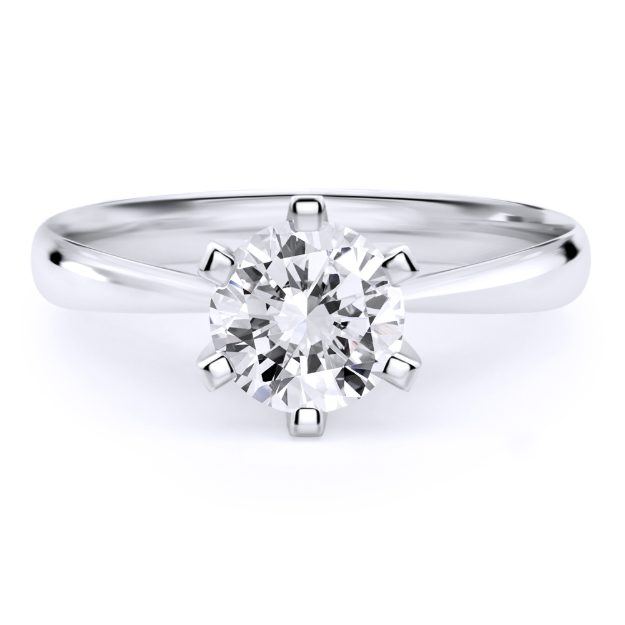 Inel AA251, 14K Alb 2