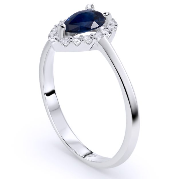 Inel AA277, 14K Alb 3