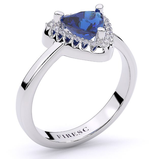 Inel AA282, 14K Alb 1
