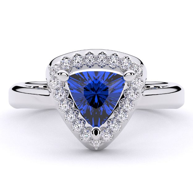 Inel AA282, 14K Alb 2