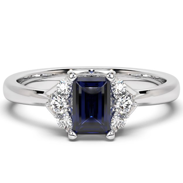 Inel AA429, 14K Alb 3