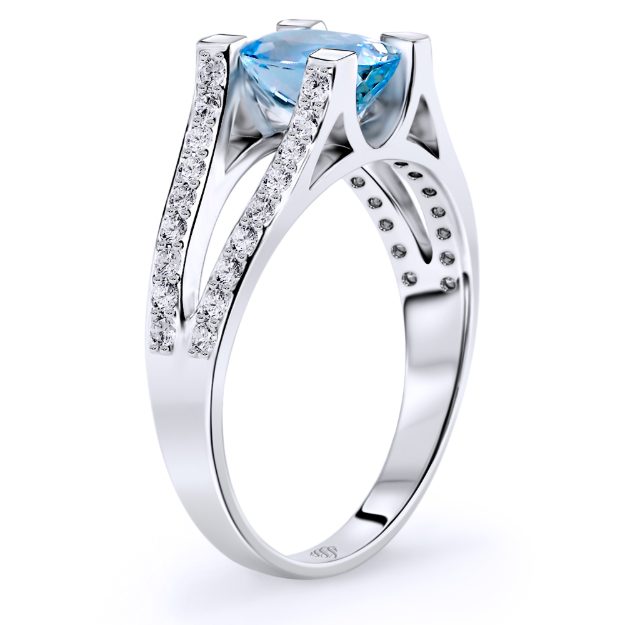Ring AA133, 14K White 3