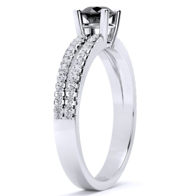 Inel AA49, 14K Alb 3