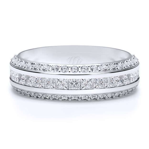 Inel AA103, 14K Alb 2