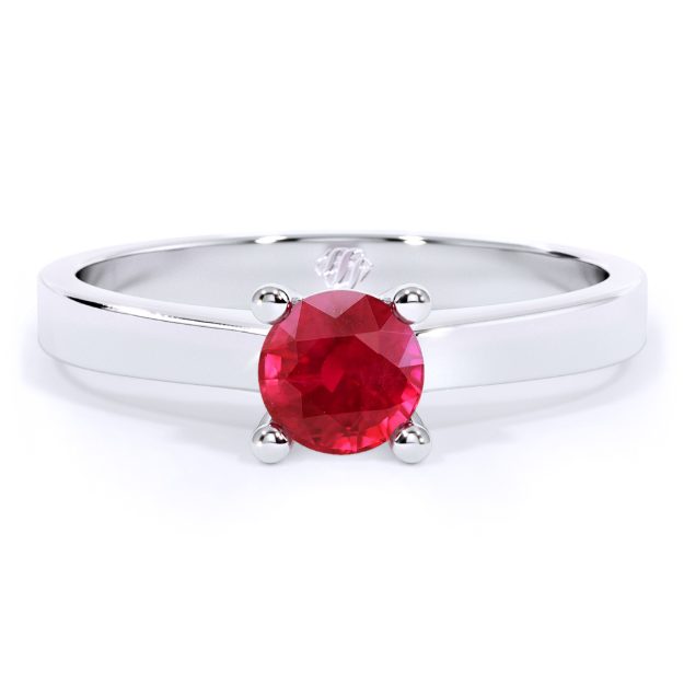 Inel AA21, 14K Alb 2