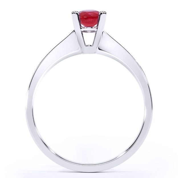 Inel AA21, 14K Alb 3