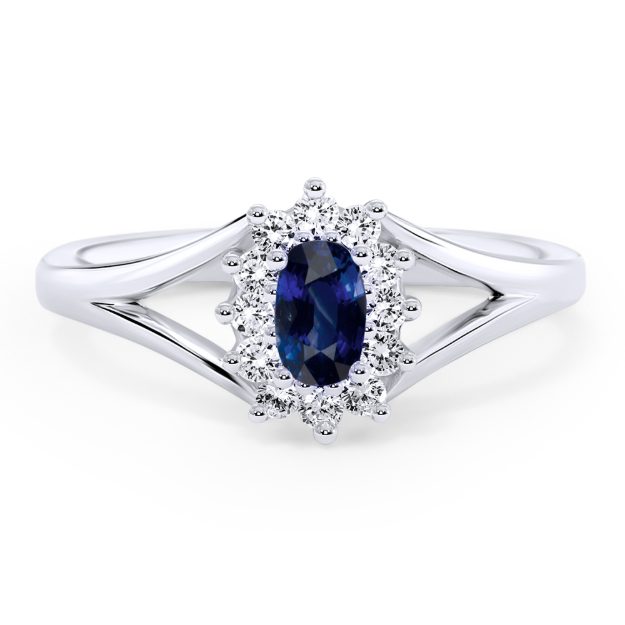 Inel AA128, 14K Alb 2