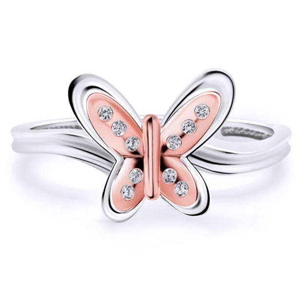 Inel AA82, 14K Alb 2