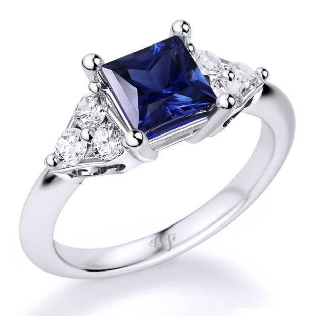 Inel AA164, 14K Alb 1