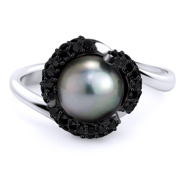 Inel AA207, 14K Alb 2