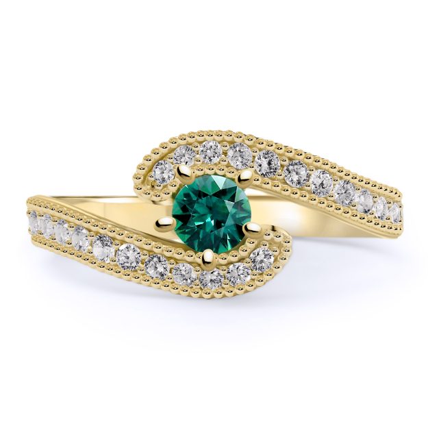 Inel AA118, 14K Galben 2