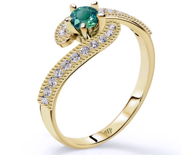 Inel AA118, 14K Galben 3